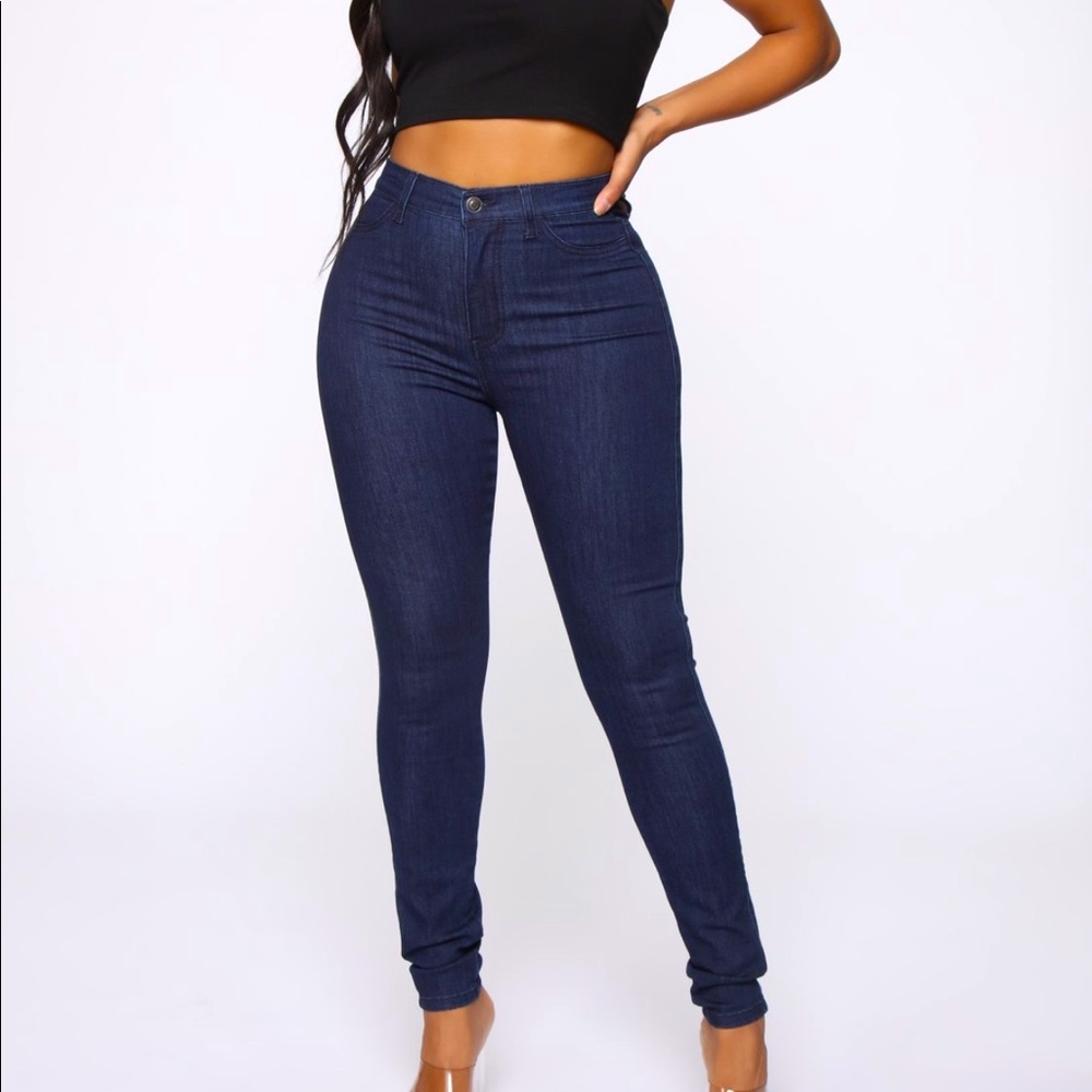 Stretch High Rise skinny jeans